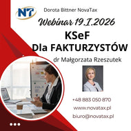 19.I.2026 online dr Małgorzata Rzeszutek KSeF - FAKTURY przygotuj się do KSeF krok po kroku