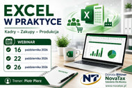 16,22,26.X.2026 online Piotr Pierz Kompleksowy KURS EXCEL z pełnym zakresem tworzenia tabel i wykresów na potrzeby zestawień i list pracowniczych w obszarze kadrowym, planowania zakupów i produkcji.