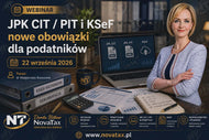 22.IX.2026 online dr Małgorzata Rzeszutek JPK CIT/PIT i KSeF – nowe obowiązki dla podatników