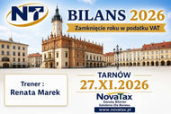 26.XI. lub 27.XI. 2026 Tarnów Renata Marek BILANS 2026 - Zamknięcie roku w podatku VAT