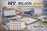 26.XI - 10.XII.2026 stacjonarne - online BILANS 2026 - PODATKOWE i RACHUNKOWE ZAMKNIĘCIE ROKU 2026 W PRAKTYCE - 4 DNIOWE WARSZTATY W PODATKACH VAT, CIT, PIT, RACHUNKOWOŚCI