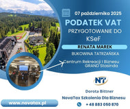 07.X.2025 stacjonarne Bukowina Tatrzańska REWOLUCJA NADCHODZI - KSeF w 2026 OBOWIĄZKOWY. MERYTORYCHNIE z RENATĄ MAREK. Poznaj nowe przepisy i zdobądź umiejętnosci ich stosowania w praktyce.
