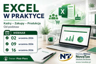 02, 09, 16. IX. 2026 online Piotr Pierz Kompleksowy KURS EXCEL z pełnym zakresem tworzenia tabel i wykresów na potrzeby zestawień i list pracowniczych w obszarze kadrowym, planowania zakupów i produkcji.